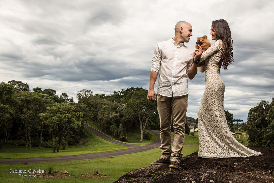 Sessão Fotográfica Faxinal do Céu Rafaele e Christiano